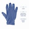 Boardwalk 380 Series, Disposable Gloves, 4 mil Palm, Nitrile, Powder-Free, L, 100 PK, Blue 380LBXA - alternate 9